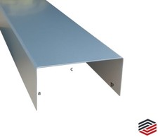 Profil aluwinkel silber - u-profil,