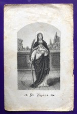 Heiligenbild Heiliger Agnes