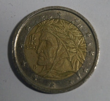 Seltene 2 Euro-Münze Italien 2002 - Dante Alighieri