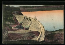 Bräunlingen, die Wasserkraftanlage der Stadt, Ansichtskarte 