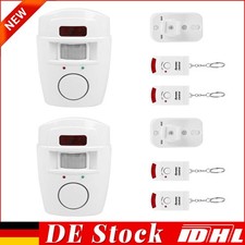 Bewegungsmelder Alarm Infrarot Alarmanlage PIR Hausalarm für Wohnmobil 120dB DE