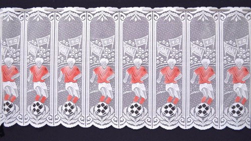Fußball scheibengardine - ,