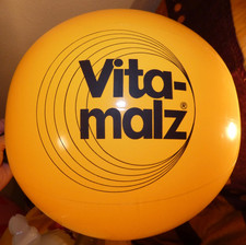 Vita Malz Wasserball Glaabsbräu dicht aufblasbar inflatable Beach Strand Ball