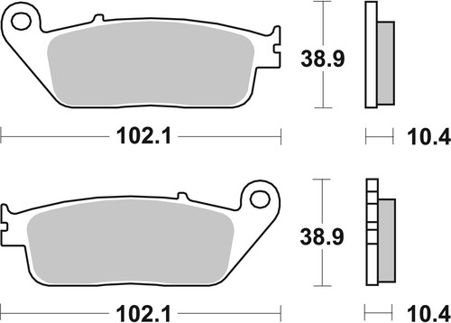 Brembo bremsbelagsatz - brembo,