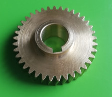 BF-20 Zahnrad 37 Zähne für Fräsmaschinen Optimum BF20 aus Messing