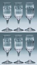 6 Peill Bleikristall Sherrygläser ATLANTIS