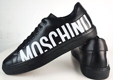 MOSCHINO Serena Sneakers Men´s Shoes Herren Designer Schuhe Schwarz Gr.43 NEU