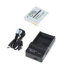 Akku und USB Ladegerät für Canon PowerShot D10 D20 D30 S90 S95 S120 S200