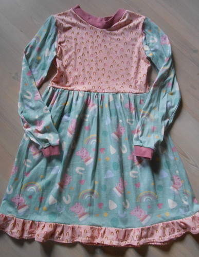 Leichtes jersey kleid - leichtes,