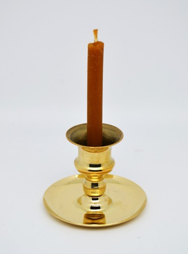 Messing kerzenhalter blatt - messing,