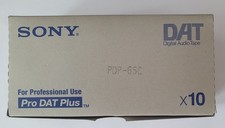 SONY Pro DAT Plus Tape PDP-65C For Professional Use (Digital Audio) OVP 