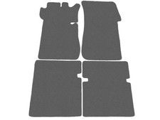 Velour Automatten für Mercedes W111 220 SEb Cabrio 1959-1965, Graphit x14 Rand