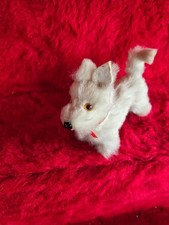 Kleiner weißer Fellhund evtl. Steiff Sealyham Terrier Mini Westhightland Terrier