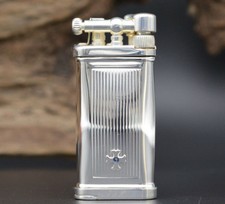 Sillems ITT IM Corona Old Boy Stripes 925 Sterling-Silber Pfeifen Feuerzeug 