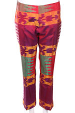 RALPH LAUREN SPORT Hose Seide Ethno Style US 10 = D 40 multicolor