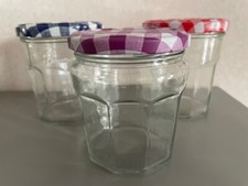 3 schöne Gläser mit Metall-Schraub-Deckel, Bonne Mamanca. 370/220 ml *NEUwertig*