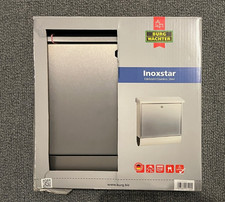 BURG WÄCHTER Inoxstar 4710 Ni  - Edelstahl Briefkasten mit Zeitungsbox
