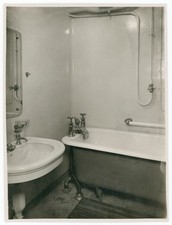 Nordeutscher Lloyd Badewanne 1. Klasse Schiff D. Weser Vintage Engelke 1923 XXL