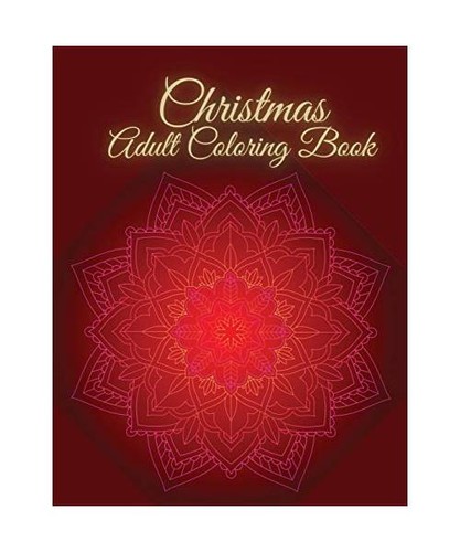 Christmas adult coloring book - adult,
