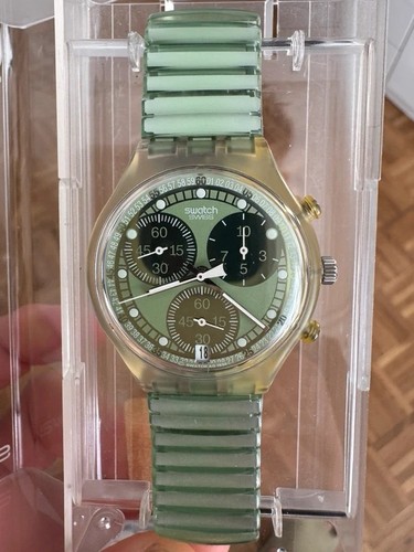 Swatch chrono virtual green - chrono,