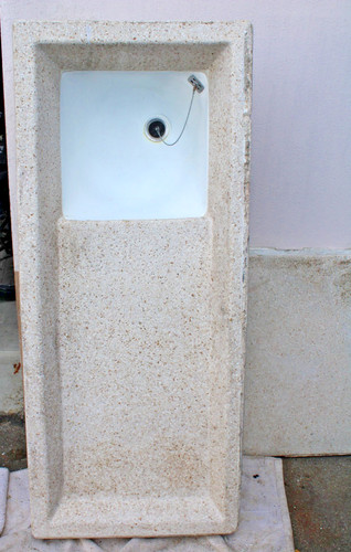 Antikes waschbecken aus dem - antikes,