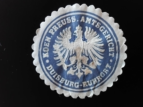 Siegelmarke koen preuss - koen.,