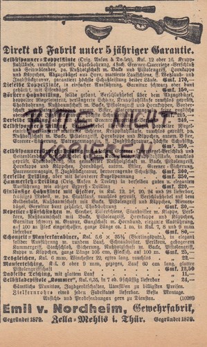 Zella mehlis werbung - werbung, 1924