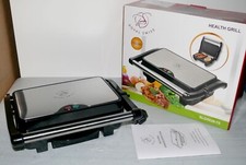 Royal Swiss SLG502815 Raclette Tisch Elektro Grill Kontakt Sandwich 1500W Edelst