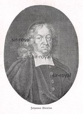 Johannes Olearius - 1911 - Historischer Holzstich ~8x11cm