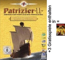 PATRIZIER II 2 GOLD inkl. 2 Addons + 3 Gratisspiele NEU