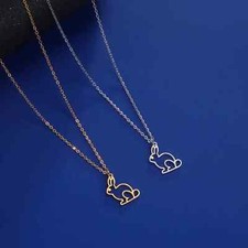 Halskette Hase Edelstahlkette