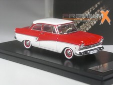 (YG-15) PremiumX Ford Taunus 17M Barock-Taunus 1957 rot-weiß in 1:43 in OVP