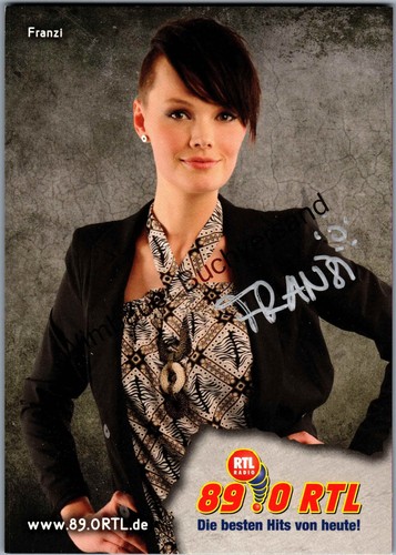 Original autogramm franzi - autogramm,