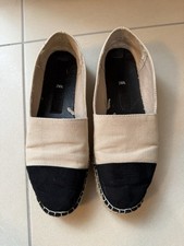 ZARA Damen Espadrilles Beige