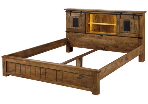 Bett mango altholz - bett, /