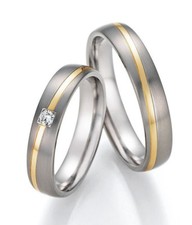 585Gold - Titan Eheringe +