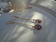 Amethyst Ohrringe Gold 14K Gold Filled Goldohrringe Amethyst