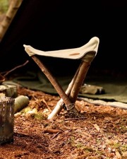 Dreibein-Sitz Canvas Baumwolle