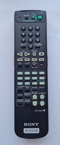 Sony system fernbedienung - av-system,