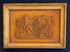 Seltenes Wachsreliefbild Ende