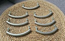 7 Möbelgriffe Schrankgriffe Edelstahl matt 96mm