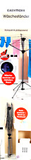 EASYmaxx Wäscheständer 15m Leine klappbar Drinnen Draußen Kompakt Stecksystem