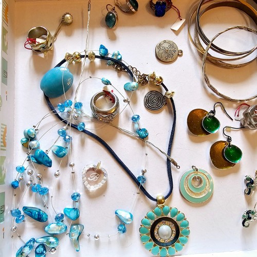 Vintage schmuck konvolut - konvolut, zum