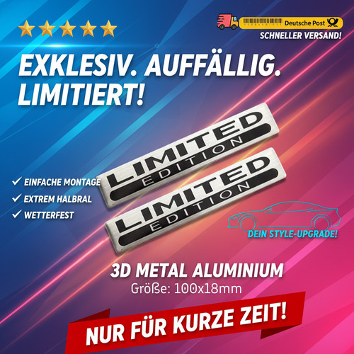 Limited edition - 3d,