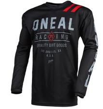 O'NEAL Motocross/ Enduro Jersey - Element Dirt - Schwarz/Grau - Größe M