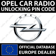 OPEL RADIO PIN CODE TOUCH &