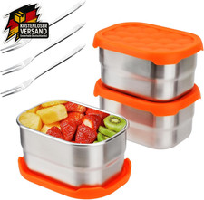 Edelstahl Snack Box mit Deckel