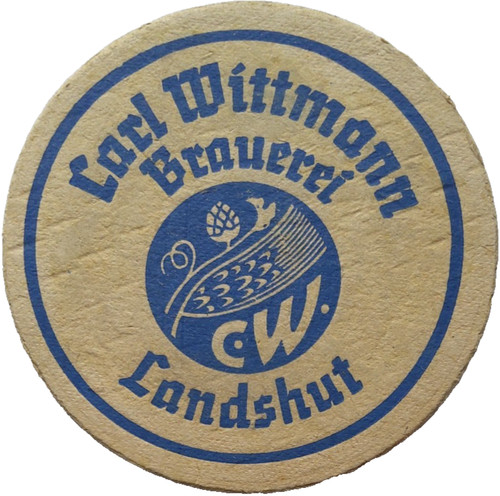 Alter bierdeckel brauerei carl - bierdeckel,