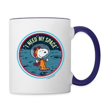 Peanuts Snoopy I Need My Space Tasse zweifarbig