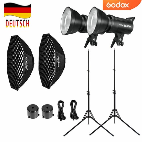 Godox 60w led - 2x, video